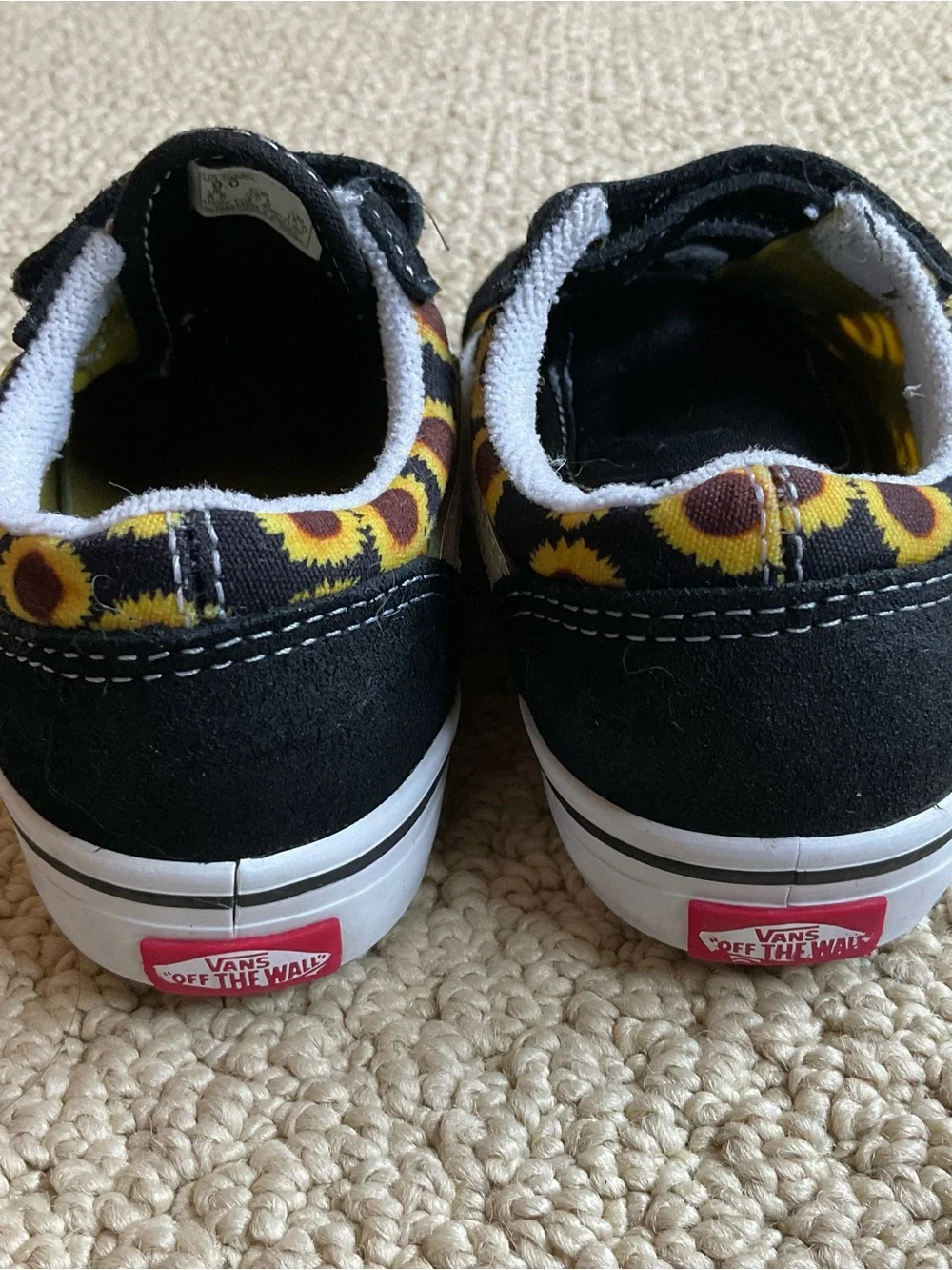 Toddler’s Vans Sunflowers Sneakers Size 9